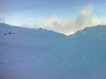 Skiing up Ramsdalen