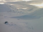 A ridge between Kringlevatn and Storsteinen where I got reception to update a weeks diary