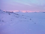 Day 34. The sunset turned the whole of the Gjendealpene in Jotunheimen a pink alpenglow