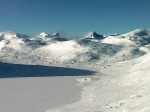 Day 39. The view west from Hoystakka to the iconic Falketind