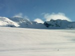 Day 39. Slettmarkpiggen and Slettmarkho rising above Slettmarkbreen glacier