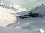 Day 39. The view eastwards down Gjende lake to Bessho and beyond the famous Besseggen arete