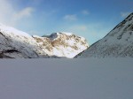Day 40. Looking down Gjende lake with Besseggen arete in the middle
