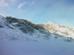 Day 40. Besseggen arete is also suitable for families as seen from below