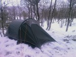 Day 47. The best campsite I could find in failing light
