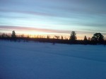 Day 81. The glorious sunrise an hour after leaving Vuonatjviken