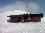 Day 100. Kuonjarjoki cabin has a two teir accommodation with the free teir having 12 sleeping platforms