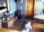 Day 101. The simple but comfortable interior of Porojarvi cabin
