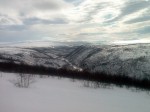 Days 102. The deep slot of Njallaavzi canyon is 100 metres deep