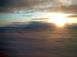 Day 104. Sunset over the vast open rolling expanse of Finnmarksvidda plateau