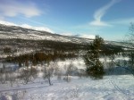 Day 96. Looking across the forested Dividalen valley