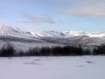 Day 97. The wonderful view up Anjavassdalen valley from Dividalshytta cabin