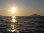 Day 169.7 Rounding Lyngstuva at midnight and looking out to the midnight sun above the protected bird sanctuary og Fugleoya Day 169.7 Rounding Lyngstuva at midnight and looking out to the midnight sun above the protected bird sanctuary og Fugleoya