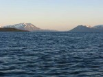 Day 170.2 From Russelv the city of Tromso lies some 60 km up the fjord in the centre