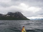 Day 171.3 Crossing Ullsfjorden with Ullstind ahead as the goal