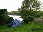Day 225.5 My campsite in the hidden inlet of Vagsskjeften by Arsvagen on the south of Vestre Bokn island