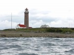 Day 335.1 The huge lighthouse at Lista was built on a  large spit og boulders