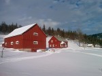 Day 62. Holderen farm and some old outbuildings beyond