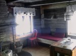 Day 62. The main room in the old log cabin