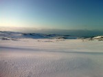 Day 117. Looking from the Nordkinn plateau north to the Barents sea-and-kinnarodden-headland