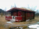 Day 126. The small welcoming cabin at Grasbakken where I stayed