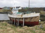 Day 152.2 The now redundant shuttle boat or pramma at Gamvik