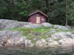 Day 248.9 The small 100 year old cabin called Fiskerhytta in Sandspollen